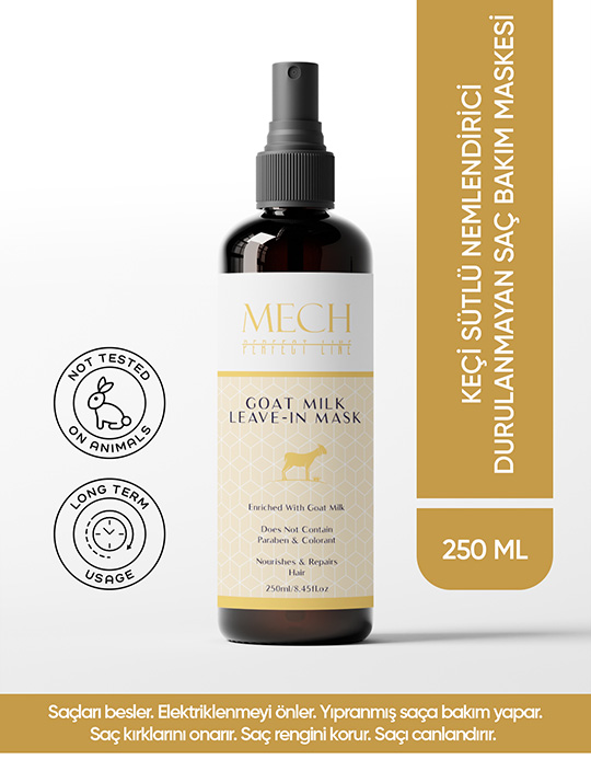 KEÇİ SÜTLÜ NEMLENDİRİCİ DURULANMAYAN SAÇ BAKIM MASKESİ